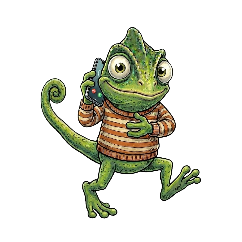Noumy au téléphone